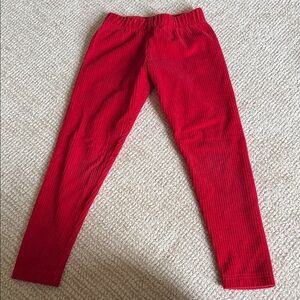 Hanna Andersson Vibrant Red Kids Leggings